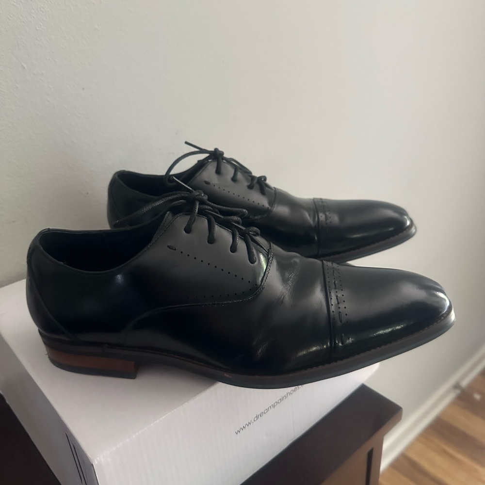 STACY ADAMS Men's Barris Cap-Toe Lace-up Oxford - Size 9 M